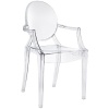 LexMod Philippe Starck Style Louis Ghost Chair in Clear