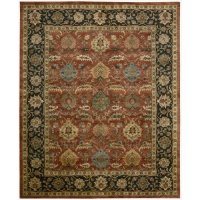 Nourison JA35 Jaipur Rectangle Hand Tufted Area Rug, 5.6 by 8.6-Feet, Brick Nourison JA35 Jaipur Rectangle Hand Tufted Area Rug, 5.6 by 8.6-Feet, Brick