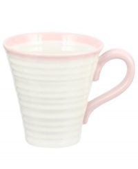 Distinctly ribbed Sophie Conran dinnerware sets your table with the charm of traditional hand-thrown pottery, but the durability of contemporary Portmeirion porcelain. Mix the banded Carnivale mug with solid pink pieces. Distinctly ribbed Sophie Conran dinnerware sets your table with the charm of traditional hand-thrown pottery, but the durability of contemporary Portmeirion porcelain. Mix the banded Carnivale mug with solid pink pieces.