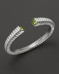 John Hardy Bedeg Silver Batu Cuff with Peridot John Hardy Bedeg Silver Batu Cuff with Peridot