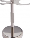 Escali Deluxe Chrome Razor and Brush Stand