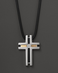 Striking onyx, a glittering diamond and bright 18K gold enhance the gleam of sterling silver. By Dolan & Bullock. From the Onyx & Diamond Collection. Striking onyx, a glittering diamond and bright 18K gold enhance the gleam of sterling silver. By Dolan & Bullock. From the Onyx & Diamond Collection.