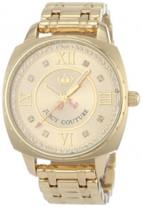 Juicy Couture Women's 1900800 Beau Gold Plated Bracelet Watch