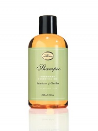 The Art of Shaving Shampoo gently cleanses hair. The unique blend of rosemary and peppermint essential oils, soy protein, and hint of apple cider vinegar help to add body and shine to hair. 8 oz. The Art of Shaving Shampoo gently cleanses hair. The unique blend of rosemary and peppermint essential oils, soy protein, and hint of apple cider vinegar help to add body and shine to hair. 8 oz.