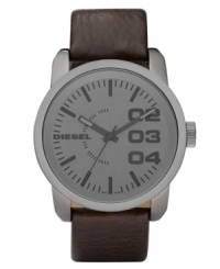 Big and bold, this daring men's watch from Diesel is the epitome of casual cool. Big and bold, this daring men's watch from Diesel is the epitome of casual cool.