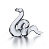 Created in commemoration of 2013, Year of the Snake in the Chinese Zodiac, this sparkling crystal sculpture showcases the sinuous lines and subtle textures evident of fine Baccarat craftsmanship.
