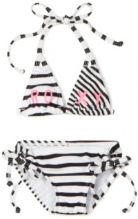 Roxy Kids Girls 2-6X Teenie Wahine Double Tiki Tri Set, New Black, 3T Roxy Kids Girls 2-6X Teenie Wahine Double Tiki Tri Set, New Black, 3T