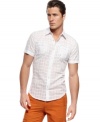 Check this out - your pattern for the summer sharpens your style with this shirt from INC International Concepts.