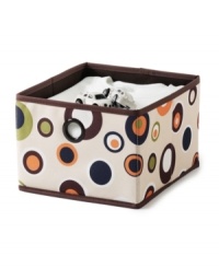 Make organization a priority in your home with this versatile storage essential, a smart solution ideal for clothing, toys and accessories in any room. The playful color palette is a lively addition to your home, while the folding design is out of sight, out of mind when not in use! Make organization a priority in your home with this versatile storage essential, a smart solution ideal for clothing, toys and accessories in any room. The playful color palette is a lively addition to your home, while the folding design is out of sight, out of mind when not in use!