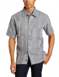 Quiksilver Waterman Men's Waterfalls Short Sleeve Shirt Quiksilver Waterman Men's Waterfalls Short Sleeve Shirt