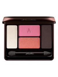 Sophisticated brown metallic case encloses warm toned shadows that will electrify your eyes. These soft, light powders caress the eyelids with a velvety touch. Sophisticated brown metallic case encloses warm toned shadows that will electrify your eyes. These soft, light powders caress the eyelids with a velvety touch.