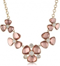 Anne Klein Garden Party Gold-Tone Blush Colored Flower Collar Necklace, 16 Anne Klein Garden Party Gold-Tone Blush Colored Flower Collar Necklace, 16