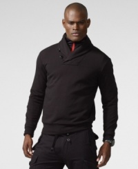 Lightweight microfleece is crafted into a sporty layering essential with a half-zip front, a mock-neck collar and signature RLX detailing. Lightweight microfleece is crafted into a sporty layering essential with a half-zip front, a mock-neck collar and signature RLX detailing.