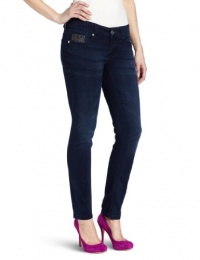 Seven7 Women's Skinny Jean Snake77 Stone, Boticli Blue, 4 Seven7 Women's Skinny Jean Snake77 Stone, Boticli Blue, 4