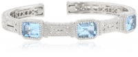 Judith Ripka Estate Narrow Estate with Three Cuff Bracelet Judith Ripka Estate Narrow Estate with Three Cuff Bracelet