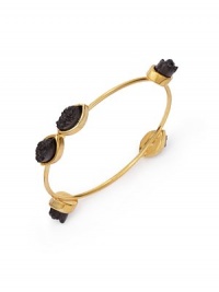 THE LOOKThin silhouetteMarquis druzy accentsGoldplated brass settingTHE MEASUREMENTWidth, about .25ORIGINMade in USA THE LOOKThin silhouetteMarquis druzy accentsGoldplated brass settingTHE MEASUREMENTWidth, about .25ORIGINMade in USA