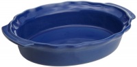 Esprit de Cuisine by Appolia Oval 3 Quart Baking Dish, Blue Esprit de Cuisine by Appolia Oval 3 Quart Baking Dish, Blue