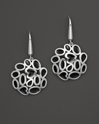 From the Mauresque collection, bold sterling silver earrings with black enamel feature a cluster of hearts. By Fifth Season by Roberto Coin. From the Mauresque collection, bold sterling silver earrings with black enamel feature a cluster of hearts. By Fifth Season by Roberto Coin.