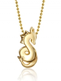 Alex Woo Little Signs Animals Yellow Dragon Pendant Necklace Alex Woo Little Signs Animals Yellow Dragon Pendant Necklace