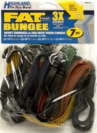Highland 9414700 Fat Strap Bungee Cord Assortment - 7 Piece Highland 9414700 Fat Strap Bungee Cord Assortment - 7 Piece