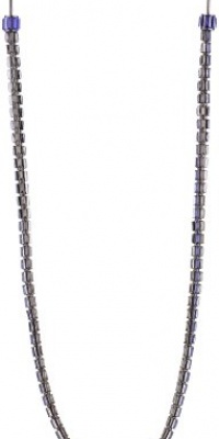 Kenneth Cole New York Urban Baguette Blue Baguette Snake Chain Long Necklace Kenneth Cole New York Urban Baguette Blue Baguette Snake Chain Long Necklace