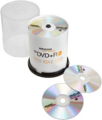 AmazonBasics 4.7 GB 16x DVD+R - 100 Pack Spindle