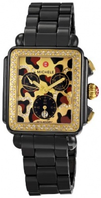 Michele Women's MWW06F000011 Deco Safari Cheetah Chronograph Watch Michele Women's MWW06F000011 Deco Safari Cheetah Chronograph Watch