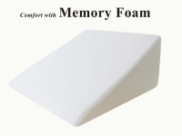 Foam Wedge Bed Pillow (25 x 24 x 12) with High Quality, Removable Cover Foam Wedge Bed Pillow (25 x 24 x 12) with High Quality, Removable Cover