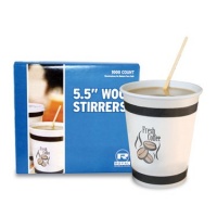 Wood Coffee Stirrers - 1000 Count Wood Coffee Stirrers - 1000 Count