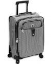 London Fog Luggage Chelsea Check 21 Inch 360 Expandable Upright Suiter