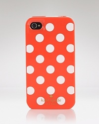 Get spotted with this polka-splashed iPod case from kate spade new york, sure to be a bright topic of conversation.