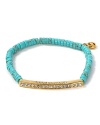 Work Southwestern flair into your accessory collection with MICHAEL Michael Kors' turquoise bracelet. Wear the the Santa Fe-inspired style day and night--it loves denim and and LBDs.