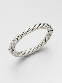 From the Cable Classic Collection. A simply chic sterling silver style in an iconic cable design. Sterling silverDiameter, about 2.5Hinged, push clasp closureImported From the Cable Classic Collection. A simply chic sterling silver style in an iconic cable design. Sterling silverDiameter, about 2.5Hinged, push clasp closureImported