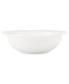 Lenox combines the versatility of whiteware with unique baroque shaping in the Regency Silhouette serving bowl, featuring glossy white porcelain for every day, any occasion.