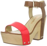 Luxury Rebel Women's Fern Platform Sandal,Coral Red,39 EU/9 M US Luxury Rebel Women's Fern Platform Sandal,Coral Red,39 EU/9 M US