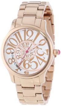 Betsey Johnson Women's BJ00233-03  Analog Rose Gold Tone Stainless Steel Case Watch