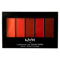 NYX Lip Gloss Palette, Red Rediscovered, 0.26 Ounce