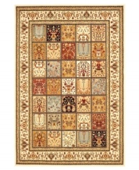 A collection of intricate patterns inspired by ancient Persian tapestries create a rich, multifaceted design in the Majesty area rug by Safavieh. Crafted in Turkey of heat-set polypropylene for long-lasting endurance and sheer color brilliance. (Clearance) A collection of intricate patterns inspired by ancient Persian tapestries create a rich, multifaceted design in the Majesty area rug by Safavieh. Crafted in Turkey of heat-set polypropylene for long-lasting endurance and sheer color brilliance. (Clearance)