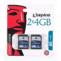 Kingston 4 GB Class 4 SDHC Flash Memory Card 2-Pack SD4/4GB-2P Kingston 4 GB Class 4 SDHC Flash Memory Card 2-Pack SD4/4GB-2P