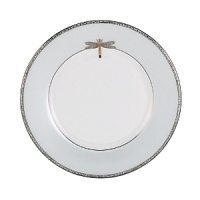 Kate Spade and Lenox join together to bring ease, elegance and understated wit to the table. June Lane is a graceful pattern adorned with a centered dragonfly design, complimented by an elegant accent plate depicting the wings of a dragonfly. Dishwasher safe. Kate Spade and Lenox join together to bring ease, elegance and understated wit to the table. June Lane is a graceful pattern adorned with a centered dragonfly design, complimented by an elegant accent plate depicting the wings of a dragonfly. Dishwasher safe.