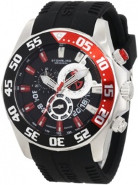 Stuhrling Original Men's 287A.331664 Nautical Nautico Sport Swiss Quartz Multi-Function Black Watch Stuhrling Original Men's 287A.331664 Nautical Nautico Sport Swiss Quartz Multi-Function Black Watch
