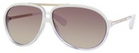 Marc by Marc Jacobs MMJ220/S Sunglasses - 0YRG White Crystal Gold (7W Brown Gold Mirror Lens) - 60mm