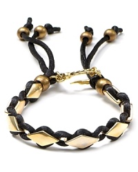 Edgy and effortless at once, this nylon bracelet from Vanessa Mooney is destined to be the new centerpiece of your bracelet stack. Simply tie it on. Edgy and effortless at once, this nylon bracelet from Vanessa Mooney is destined to be the new centerpiece of your bracelet stack. Simply tie it on.
