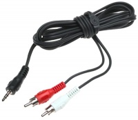 Belkin Audio Y Cable Splitter 1-Mini Plug, 2-RCA Plugs (6 feet) Belkin Audio Y Cable Splitter 1-Mini Plug, 2-RCA Plugs (6 feet)