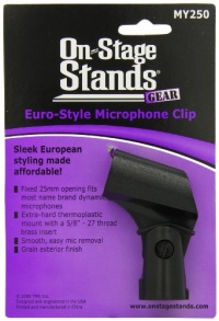 On Stage MY250 Shure Type Microphone Clip On Stage MY250 Shure Type Microphone Clip