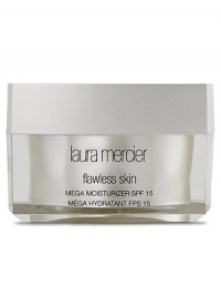 Mega Moisturizer SPF 15 for Normal/Combination Skin is a super moisturizing crème that intensely hydrates, soothes and protects normal to dry skin. The daily moisturizer cream restores hydration and increases skin's ability to retain moisture. Allantoin soothes and softens skin, while Vitamins A and E protect skin against the effects of seasonal changes. 1.7 oz. Mega Moisturizer SPF 15 for Normal/Combination Skin is a super moisturizing crème that intensely hydrates, soothes and protects normal to dry skin. The daily moisturizer cream restores hydration and increases skin's ability to retain moisture. Allantoin soothes and softens skin, while Vitamins A and E protect skin against the effects of seasonal changes. 1.7 oz.