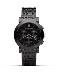 With a sleek check-inspired ceramic bracelet and tonal 3-eye display, this handsome Burberry watch exudes an effortless cool. With a sleek check-inspired ceramic bracelet and tonal 3-eye display, this handsome Burberry watch exudes an effortless cool.