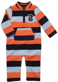 Carter's Boys 1-piece Polyester Microfleece 2 Cute Striped Footless Jumpsuit (24 Months) Carter's Boys 1-piece Polyester Microfleece 2 Cute Striped Footless Jumpsuit (24 Months)