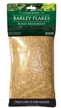 Summit 1152 Clear-Water Barley Flakes Pond Treatment, Treats up to 5000-Gallons