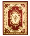 As rich in tone as it is in tradition, this classic area rug from Safavieh is set in warm reds bursting with bouquets of lifelike blossoms. Encapsulating the beauty and detail of time-honored European designs, this rug is crafted from soft polypropylene for modern convenience when it comes to care.